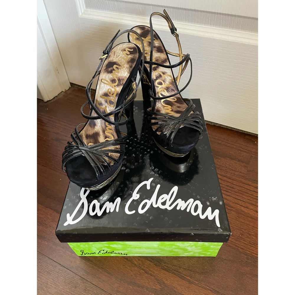 Sam Edelman - Tillie, black patent leather heels